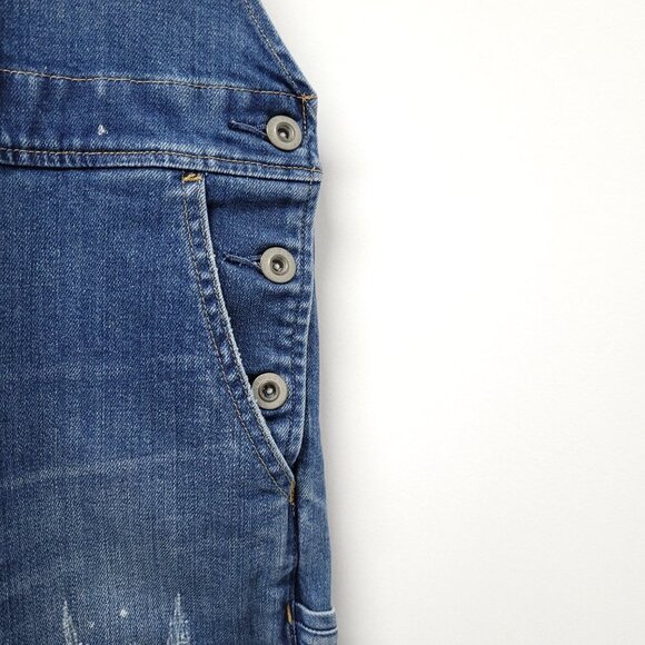 Uniqlo Womens Overall Jumpsuit Size S Blue Midume Wash - Picture 6 of 10